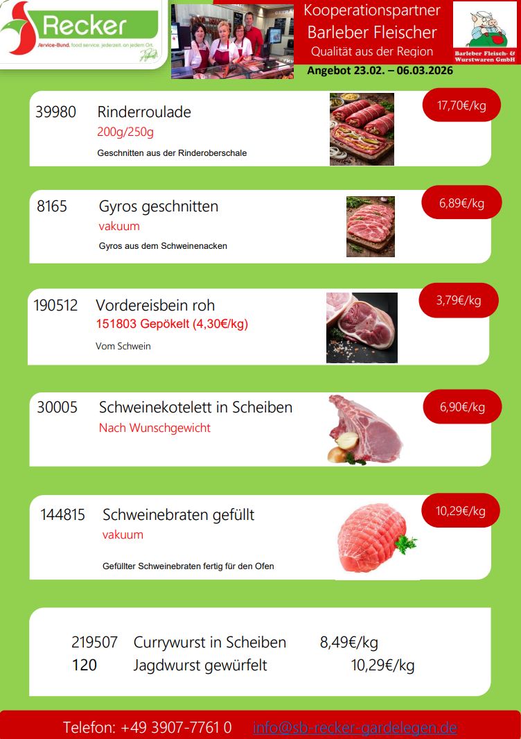 Barleberangebot KW 09-10 26