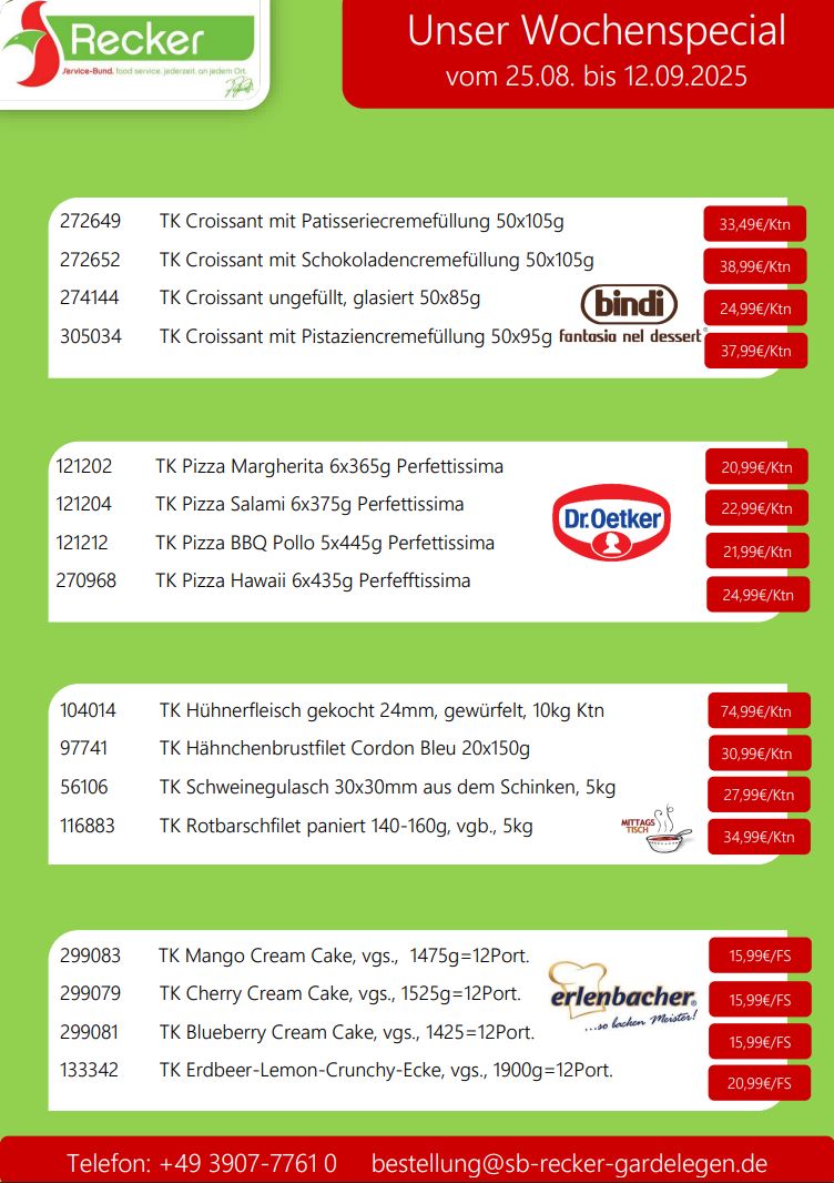 Wochenangebot KW 32-34 2025