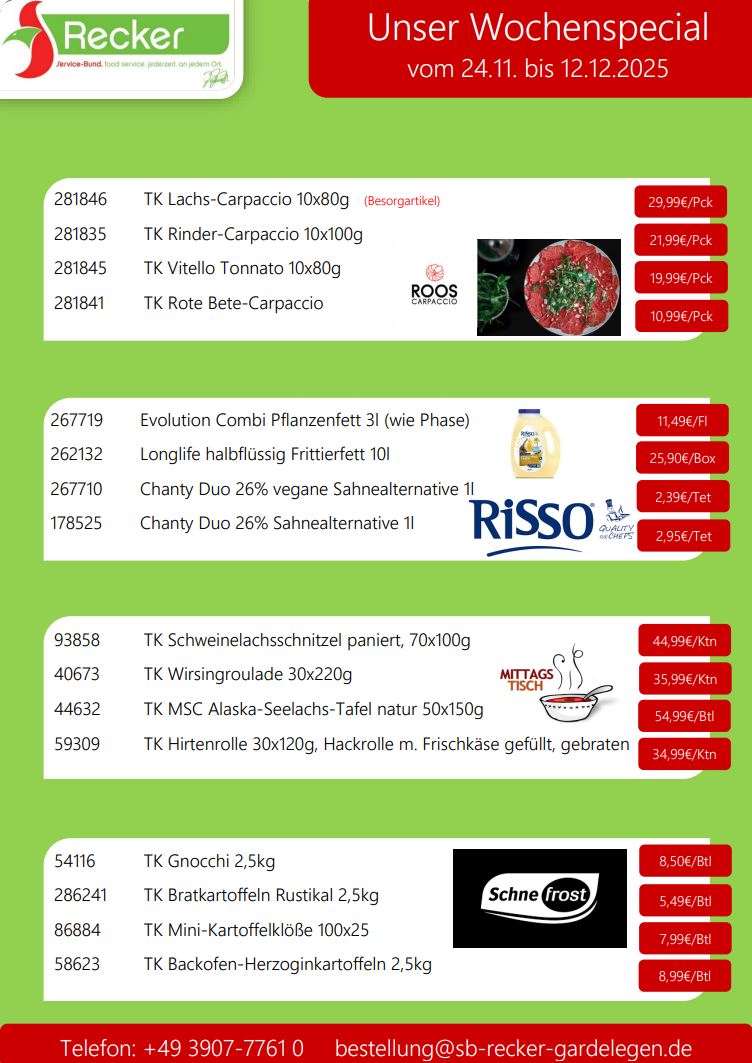 Wochenangebot KW 41-43 2025